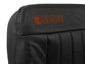 06 Ford F-150 Harley Davidson Quad Cab Driver Full Front Leather Seat Cover BLK