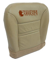 Load image into Gallery viewer, 2000 Ford Excursion Limited Full front OEM Leather Seat Cover parchment Tan