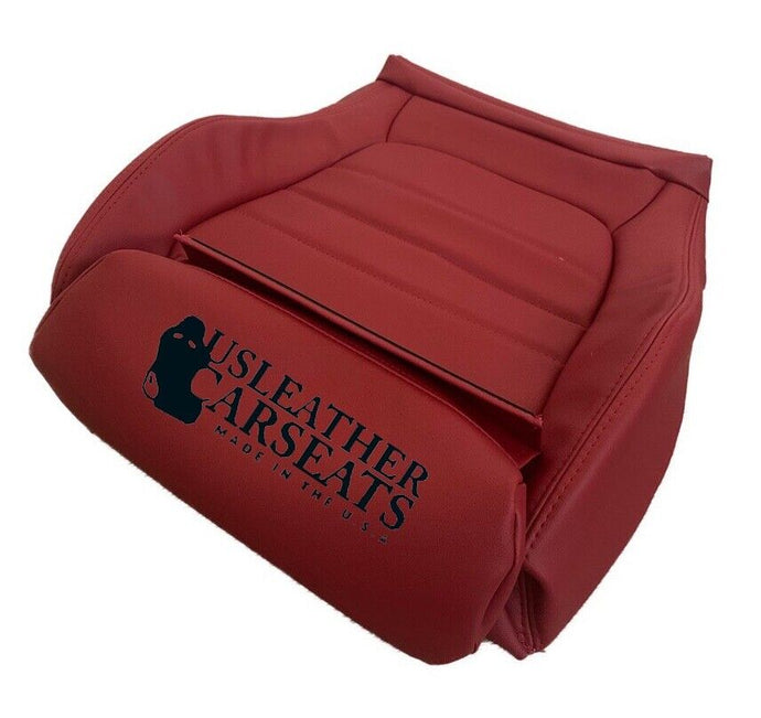 2015-2021 Fits Mercedes Benz C300 Coupe Driver Bottom Leather Cover Red