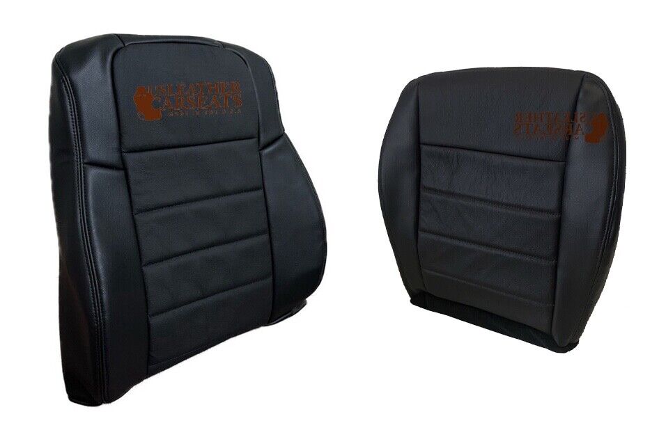 08, 2009 For Dodge Charger R/T - Driver Full Front Leather Seat Cover DARK GRAY