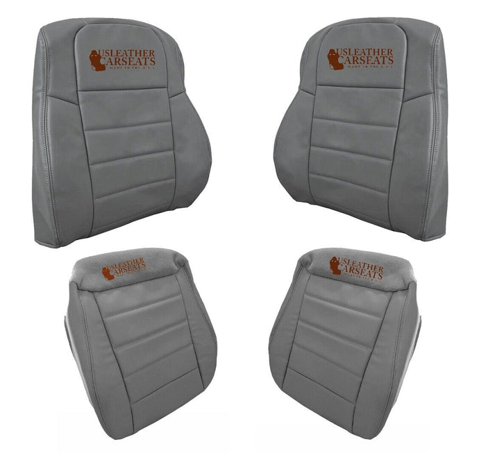 2009 - 2010 For  Dodge Charger SE R/T, SXT Full Front Leather seat cover gray