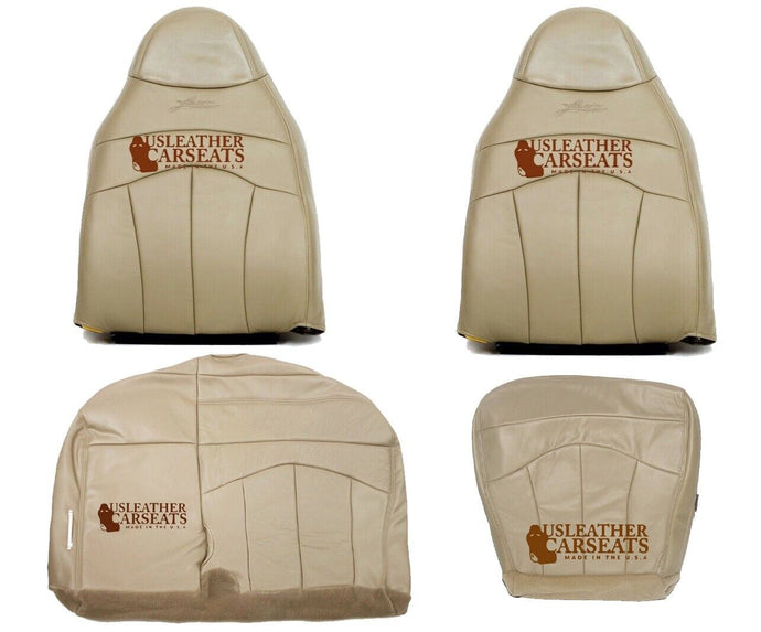 For 2000 2001 2002 2003 Ford F150 Lariat Front Bench 60/40Seat Cover Tan