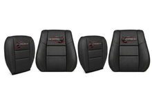 Load image into Gallery viewer, 2011-2020 For Jeep Grand Cherokee Full Front Suede Leather Perf Seat Cover Blk