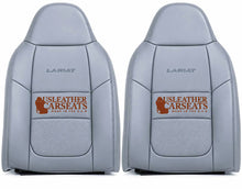 Load image into Gallery viewer, 2001 Ford F250 F350 Lariat PERFORATED Driver Full Front Seat Covers GRAY