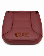 Load image into Gallery viewer, 95-99 Chevy Suburban Tahoe Leather Driver Side Bottom Seat Cover Red