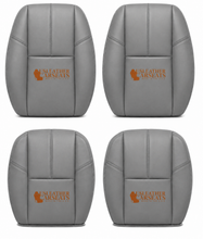 Load image into Gallery viewer, 2007-2013 Chevy Silverado Full Front Vinyl Seat Cover Dark Titanium Gray
