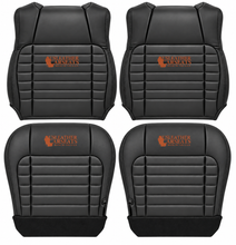 Load image into Gallery viewer, 2001-2003 Ford F150 Harley Davidson Full Front Leather Seat Covers black
