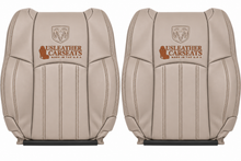 Load image into Gallery viewer, 2002 2003 Fits Dodge Ram 1500 Passenger Side Bottom Synthetic Leather Seat Cover Tan