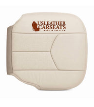 Load image into Gallery viewer, 2003-2007 Cadillac Escalade Driver Bottom Synthetic Leather Seat Cover Shale