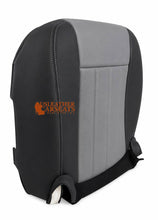 Load image into Gallery viewer, 2008 2010 Fits Dodge Dakota Laramie Driver Bottom Leather Seat Cover 2 tone Gray