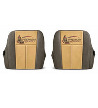 Load image into Gallery viewer, 2007 Ford Expedition Eddie Bauer Driver &amp; Passenger Perf Vinyl Seat Covers Tan