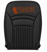 Load image into Gallery viewer, 2000-2004 Chevy Corvette-Driver Bottom Replacement Leather Perf Seat Cover Black