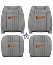 Load image into Gallery viewer, 1995 Chevy Impala SS Full Front Perforated Synthetic Leather Seat Cover Gray