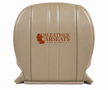Load image into Gallery viewer, 2003-2016 Chevy Express Cargo Van 1500 2500 3500 Full Front Leather seat cover tan