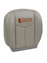 Load image into Gallery viewer, 2003-2007 2006 2005 Cadillac Escalade Driver Side Bottom Leather Seat Cover Gray