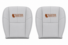 Load image into Gallery viewer, 2007-2014 2013 GMC Tahoe Replacement Bottom Leather Seat Cover -Lt Titanium Gray