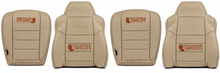 Load image into Gallery viewer, 2002 2003 2004 Fits Ford Excursion Limited Full Front Leather Seat Cover TAN