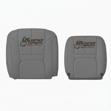 Load image into Gallery viewer, 1999 2000 Fits Cadillac Escalade Driver Side Front Top &amp; Bottom Perf Leather Seat Cover Gray
