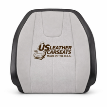 Load image into Gallery viewer, 201 2017 Fits GMC Terrain Denali Driver side Bottom &amp; Top Perf Leather Seat Cover 2Tone Gray &amp; Black