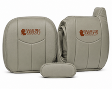Load image into Gallery viewer, 2003 2004 2005 2006 Chevy Suburban Passenger Complete Leather Seat Cover Gray