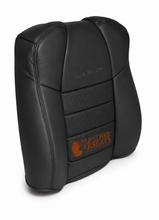 Load image into Gallery viewer, 2001 Ford F250 Lariat Driver Side Bottom Replacement Leather Seat Cover Black