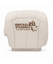 Load image into Gallery viewer, 2002 Cadillac Escalade Driver &amp; Passenger Bottom Perf Leather Seat Covers Shale