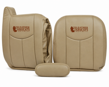 Load image into Gallery viewer, 2003-2006 Chevy Silverado &amp; GMC Sierra Full driver side Leather Seat Covers Tan