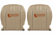 Load image into Gallery viewer, 2003-2016 Chevy Express Cargo Van 1500 2500 3500 Full Front Leather seat cover tan