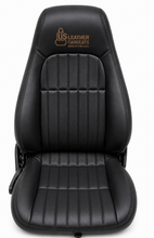 Load image into Gallery viewer, 1999-2002 Chevy camaro front Leather Seat Cover blk