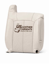 Load image into Gallery viewer, 02 Cadillac Escalade Passenger EXT Lean Back Perforated Leather Seat Cover Shale