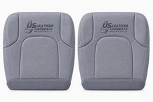 Load image into Gallery viewer, Fits 2005-2015 DRIVER Bottom LEATHER Seat Cover For Nissan Titan gray