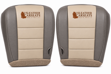 Load image into Gallery viewer, 2002-2004 Ford Excursion Eddie Bauer Driver Bottom Vinyl Seat Cover 2 Tone Tan