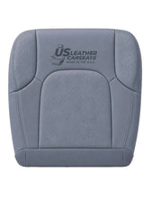 Load image into Gallery viewer, Fits 2005-2015 DRIVER Bottom LEATHER Seat Cover For Nissan Titan gray