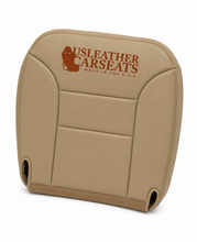 Load image into Gallery viewer, 1995-1999 Chevy Silverado Suburban Driver Bottom. Leather Seat Cover Neutral Tan