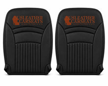 Load image into Gallery viewer, 1997-2004 Chevy Corvette SPORT DRIVER Bottom Perforated Leather Seat Cover Black
