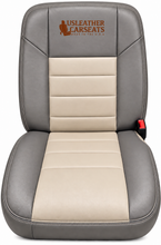 Load image into Gallery viewer, 02 2003 Ford Excursion Eddie Bauer Driver Lean Back Leather seat cover 2Tone Tan