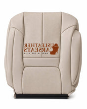Load image into Gallery viewer, 99 2000 Cadillac Escalade Passenger Lean Back Perforated Leather Seat Cover Tan