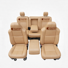 Load image into Gallery viewer, 2010 For Ford F250 F350 Lariat Full Front &amp; Second row OEM Leather Seat Cover Camel Tan