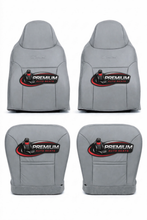 Load image into Gallery viewer, 2000 2001 Ford Excursion Top &amp; bottom Replacement Leather Seat Cover Gray