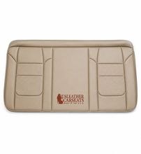 Load image into Gallery viewer, 2001 F250 F350 Lariat Second Row Lean Back Perforated Leather Seat Cover TAN