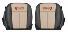 Load image into Gallery viewer, 2007 Ford Expedition Driver Bottom Leather / Vinyl Seat Cover 2 Tone Tan