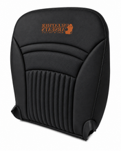 Load image into Gallery viewer, 2000-2004 Chevy Corvette-Driver Bottom Replacement Leather Perf Seat Cover Black