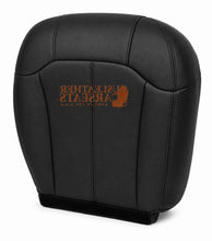Load image into Gallery viewer, 2001 2002 Chevy Silverado 3500 Driver Side Bottom. Leather Seat Cover DARK GRAY-
