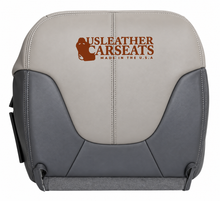 Load image into Gallery viewer, 2000 1999 - GMC Denali Driver Bottom Leather Seat Cover 2 Tone Gray Pattern