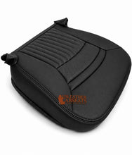 Load image into Gallery viewer, 2000-2004 Chevy Corvette-Driver Bottom Replacement Leather Perf Seat Cover Black