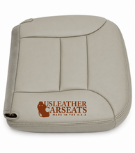 Load image into Gallery viewer, 1995-1999 GMC Sierra Yukon Tahoe Driver Bottom Synthetic Leather Seat Cover Gray