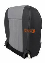 Load image into Gallery viewer, 2008 2010 Fits Dodge Dakota Laramie Driver Bottom Leather Seat Cover 2 tone Gray