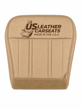 Load image into Gallery viewer, 1997 1998 Ford F150 Lariat Front Top &amp; Bottom Replacement Leather Seat Cover tan