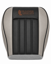 Load image into Gallery viewer, Fits 2006 Chrysler 200 300 Driver Side Bottom Leather Seat Cover 2 Tone Gray