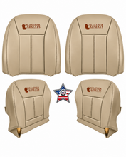 Load image into Gallery viewer, 2006-2012 Chevy Impala SS LS Sedan 4-Door Full front Leather Seat Cover tan